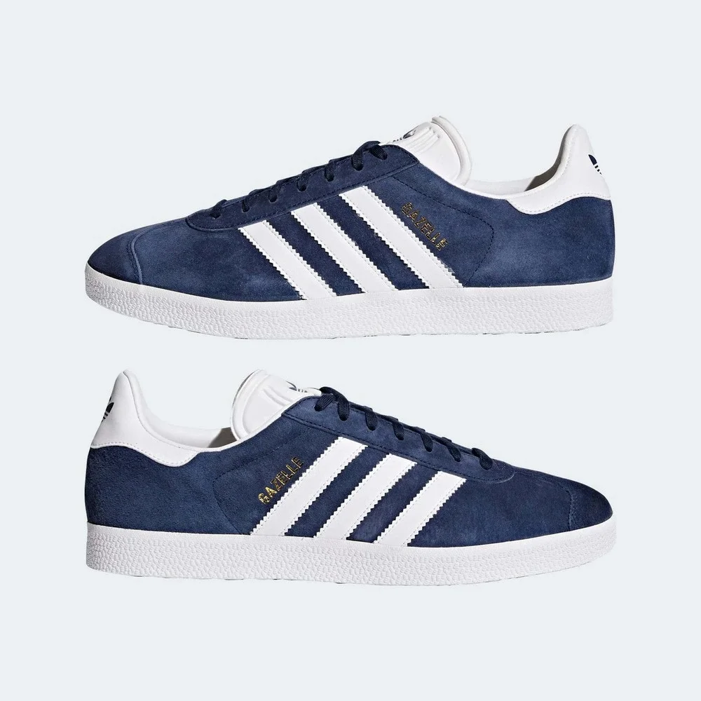 Adidas Gazelle BB5478 Men Navy White Suede Low Top Sneakers Size‎ 6